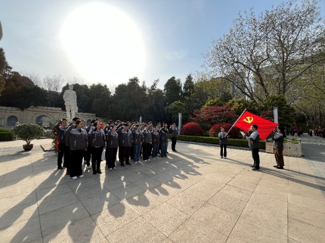 【清明祭英烈，初心永傳承】-支部書記講話，重溫入黨誓詞（2025.4.3）